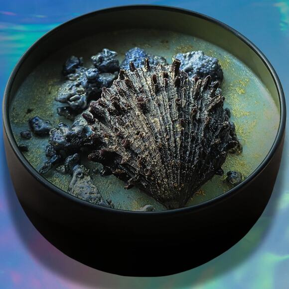 Banshee Island Luxury Wickless Candle: Bamboo & Coconut Scent - Picture 3 of 10